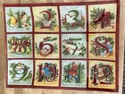 12 Days of Christmas Glass Serving Tray Platter  Dish 15.5 in x 12 in x 1 in — photo 1