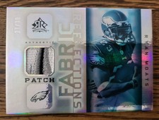 2005 UD Reflections Future Fabric Reflections Patches Ryan Moats/30 LOGO Eagles