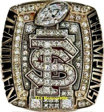 2013 FSU FLORIDA STATE SEMINOLES FOOTBALL NATIONAL CHAMPION CHAMPIONSHIP RING