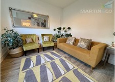 Mustard modern Three Seater Sofa