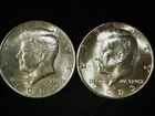 1983- P and D Kennedy Half Dollars (2 coins) AU++. Free Shipping!