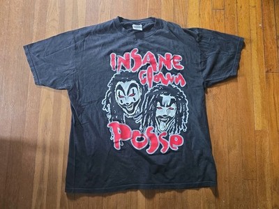 Vintage Insane Clown Posse ICP Rap Tee Shirt XL USA Juggalo 1998 90s - EXCELLENT