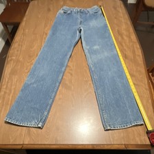 Vintage Levi's Light Wash Blue Denim Straight Jeans Boys Regular Cotton