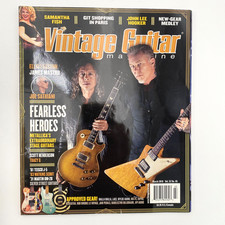 Vintage Guitar Magazine Joe Satriani James Mastro Metallica March 2018