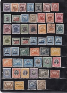 NICARAGUA. 1913 24. COLLECTION OF 50 STAMPS. MH. (642)