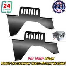 Universal 1pair For Ham CB Radio Transceiver Stand Mount Bracket Kit Steel