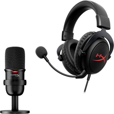 HyperX Streamer Starter Set SoloCast Mikrofon + Cloud Core 7.1 Gaming Headset