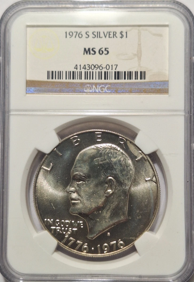 NGC 1976 Grade MS 65 Eisenhower Dollars (1971-1978) | Updated Oct 2026