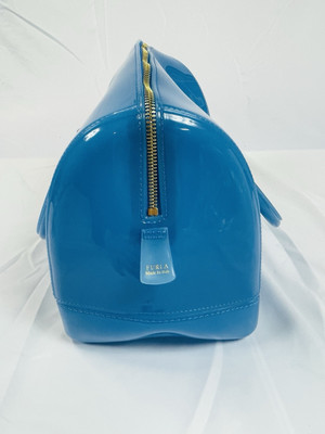 FURLA CANDY BAG large Blue with a Dust Bag | eBay