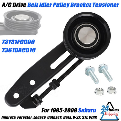 #ad For 1995 2009 Subaru A C Drive Belt Idler Pulley Bracket Tensioner #73131FC000 $67.99