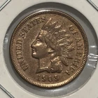 1909 Indian Head Small Cent BN Bronze Business Strike Philadelphia KM#90