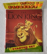 The Lion King Panini 24 Sticker Album Starter Set Unused In Original Packaging