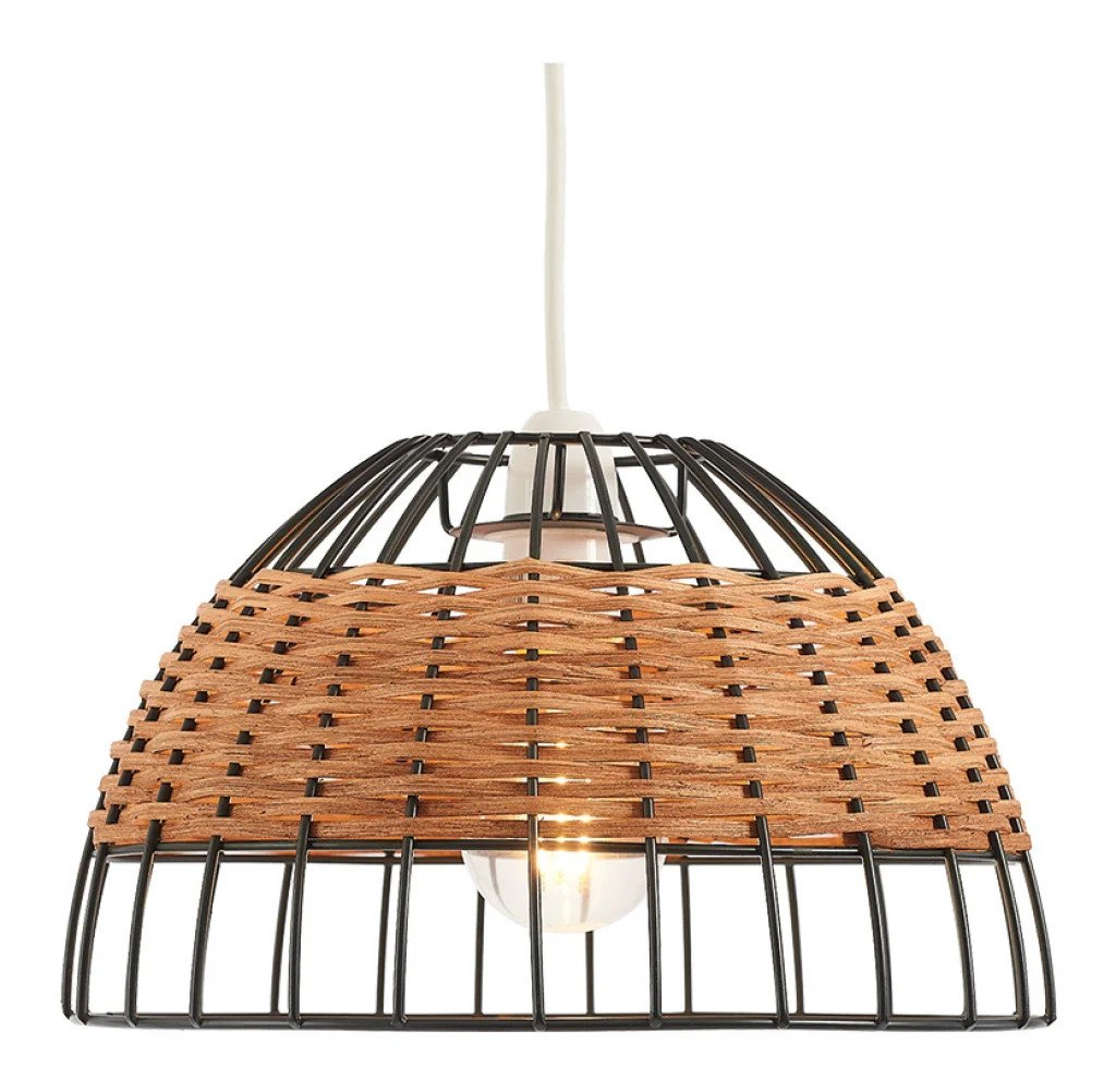 Metal Lampshade Black Belfort 280mm Shade Only Oaks Lighting 3029 NE SM