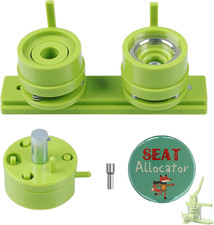 Happizza 1.25 Inch/32Mm Button Mold, Interchangeable Die Mold for Slide Rail But