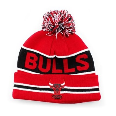 [New Era] Strickmütze Beanie Chicago Bulls NBA THE-COACH POM KNIT BEANIE CAP