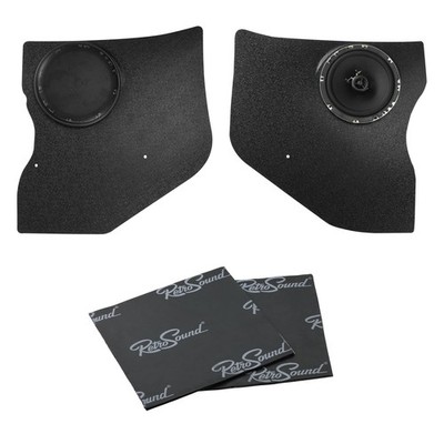 RetroSound KPC416162-652-M Black Kick Panel for 1961-62 Impala