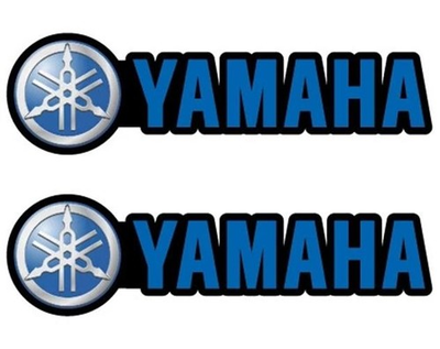 #ad #ad 2X YAMAHA BLUE Sticker Decal $3.93