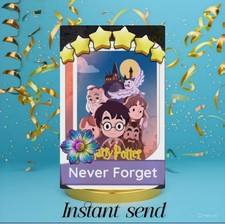 Never Forget Monopoly Go 6 star Sticker  Instant Send 