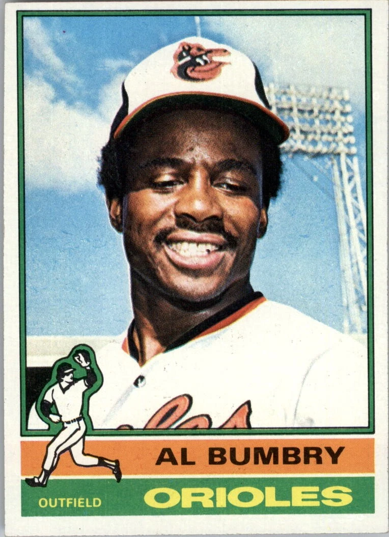 1976 Topps #307 Al Bumbry - EX