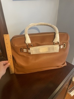Michael Kors Hamilton Weekender Luggage Brown Leather Brand New with Tags