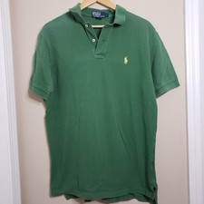 Polo Ralph Lauren Green Short Sleeve Polo Shirt Mens Large