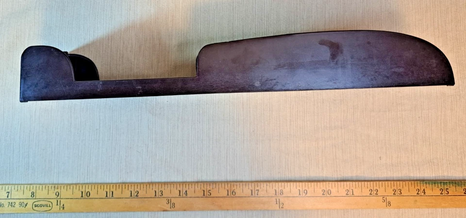 Bloque de cuchillos de cocina vintage OUTCO porta cuchillos de plástico marrón años 50-70 Foto 3 de 4