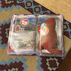 Ty Teenie Beanie Babies Dinosaur Trio Rex McDonald's Happy Meal Plush 2000 — photo 1