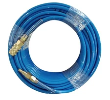 Zeluga 21-314 Polyurethane Non-Transparent Air Hose 1/4in. x 100ft with Fitti...