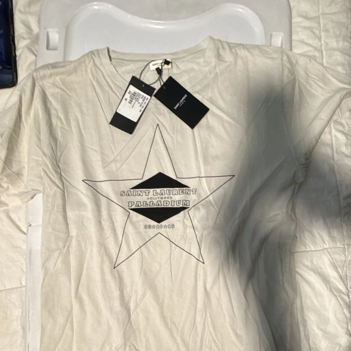 Ysl Logo Shirt In Men's T-Shirts for sale | eBay
