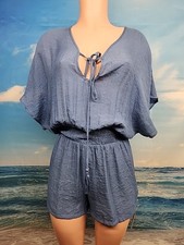 NWT Cupshe Women's Blue Romper Size Small