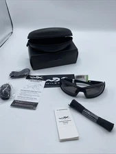 Wiley X Tide Smoke Grey Lens and Matte Black Frame Sunglasses Climate Control