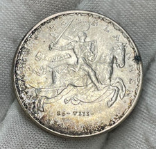 1946 Luxembourg  John the Blind 20 Franc Silver Coin Great Condition