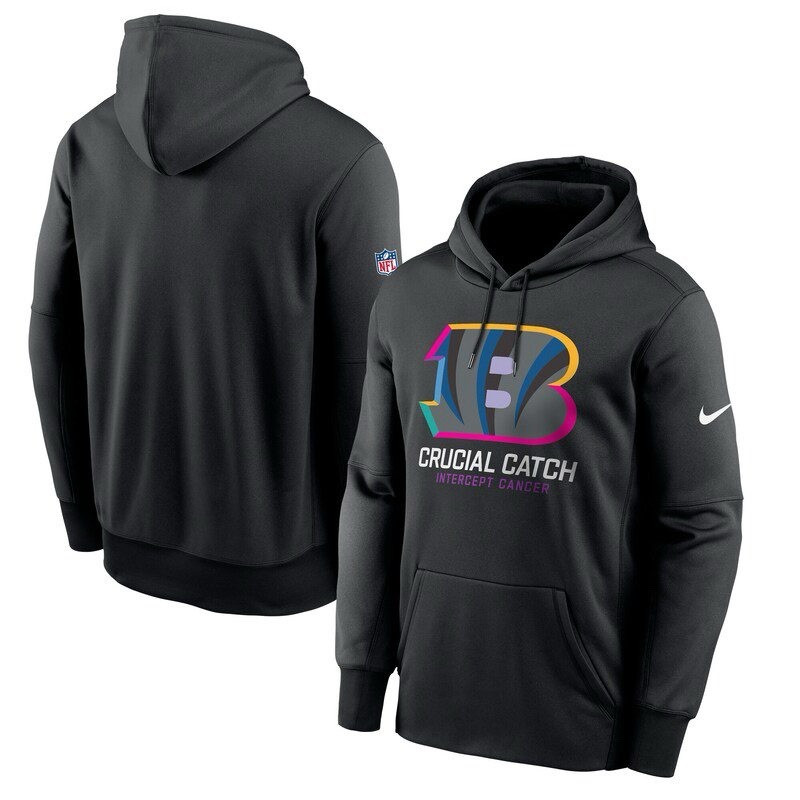 NWT Nike Bengals Crucial Catch Intercept Women Hoodie - Med *NEW*