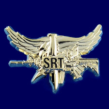 SRT Eagle Pin: 1-2/8, 10K GOLD Plated, #607