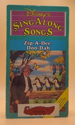 Disney's Sing Along Songs - Song of the South: Zip-A-Dee-Doo-Dah VHS *B2G1*