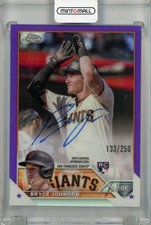 2023 Topps Chrome Bryce Johnson Rookie Auto Purple RC /250 Giants