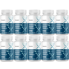 Memory Advance Formula Brain Support Supplement Pills 10 Bottles Official