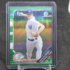 Bowman 2019 Chrome Garrett Whitlock Green Refractor #BCP-222 /99 Yankees