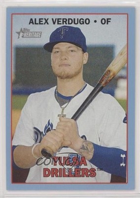 2016 Topps Heritage Minor League Edition Blue 70/99 Alex Verdugo #170 3y0