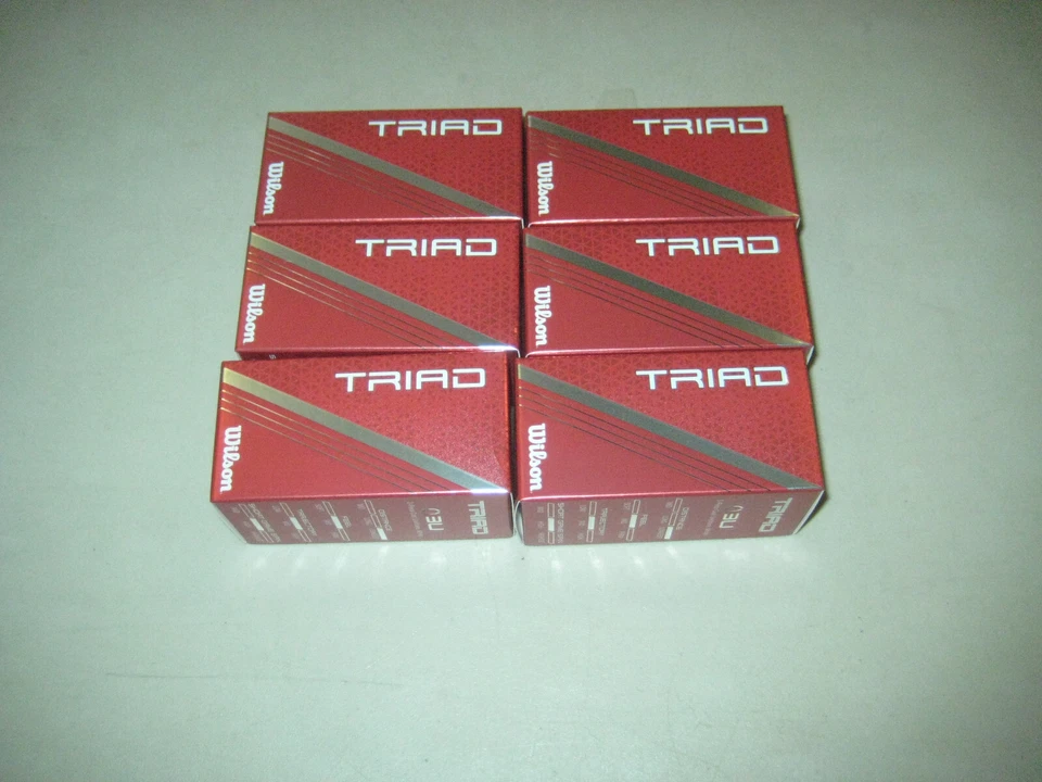 2 dozen BRAND NEW Wilson Staff Triad golf balls white Urethane in 2 ball packs