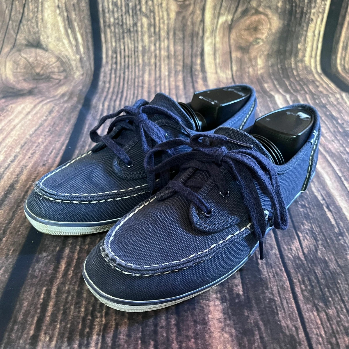 Keds Champion Skipper Womens Navy Solid Low Top Lace Up Sneakers Shoes Size 7