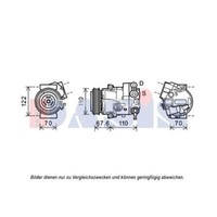 Kompressor Klimaanlage FüR Opel Meriva B GroßRaumlimousine Astra J Chevrolet