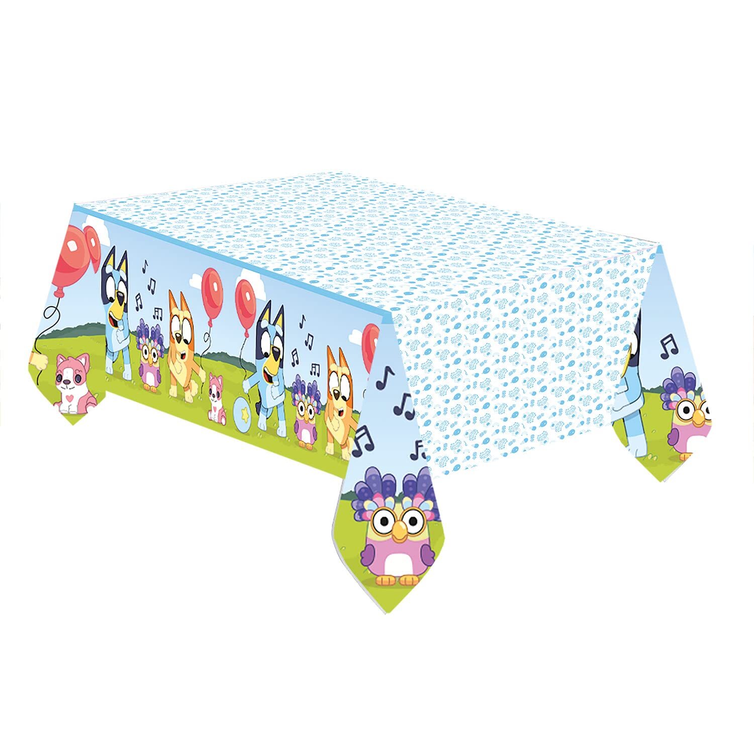 amscan 9915380 - Bluey Paper Tablecover (1.2m x 1.8m) 1.8m x 1.2m Paper Tablecov