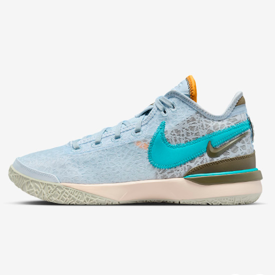 Баскетбольные кроссовки Nike Lebron NXXT Gen EP синего цвета (DR8788-400) Доставляются в ускоренном порядке