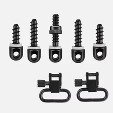 1.25" Quick Detach Sling Swivels Screw Studs Base Rifle Gun Sling Mounting Kit