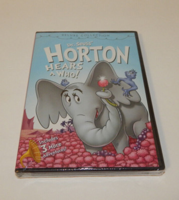 Dr. Seuss' Horton Hears a Who Deluxe Edition DVD With 3 Bonus Adventures Sealed
