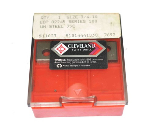 Cleveland 3/4-10 Series 100 Threading Chaser ~ Set di 4 ~ NOS - Foto 3 di 3