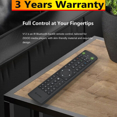 Zidoo V12 Infrared Bluetooth Remote Control for Zidoo Z9S Z9X Z10 X20 X20pro