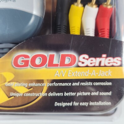 Radio Shack 15-1997 A/V Extend A Jack Cable Gold Series 6 Ft | eBay