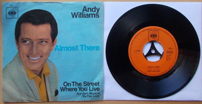 Andy WILLIAMS Almost There On The Street Where You Live CBS Records 1813